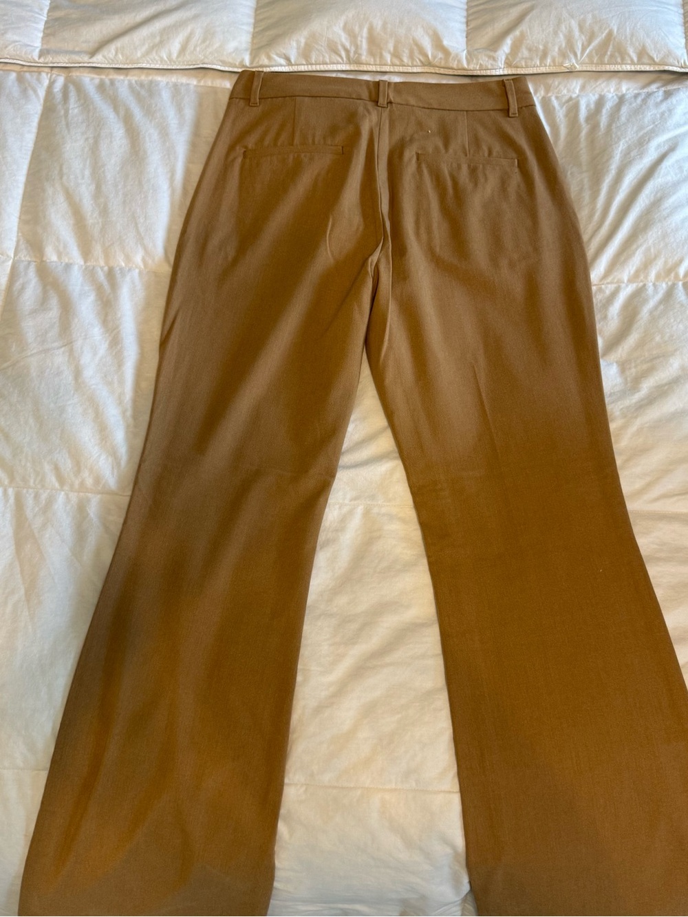 Banana Republic Camel Boot-Cut Trousers - Picture 3 of 4